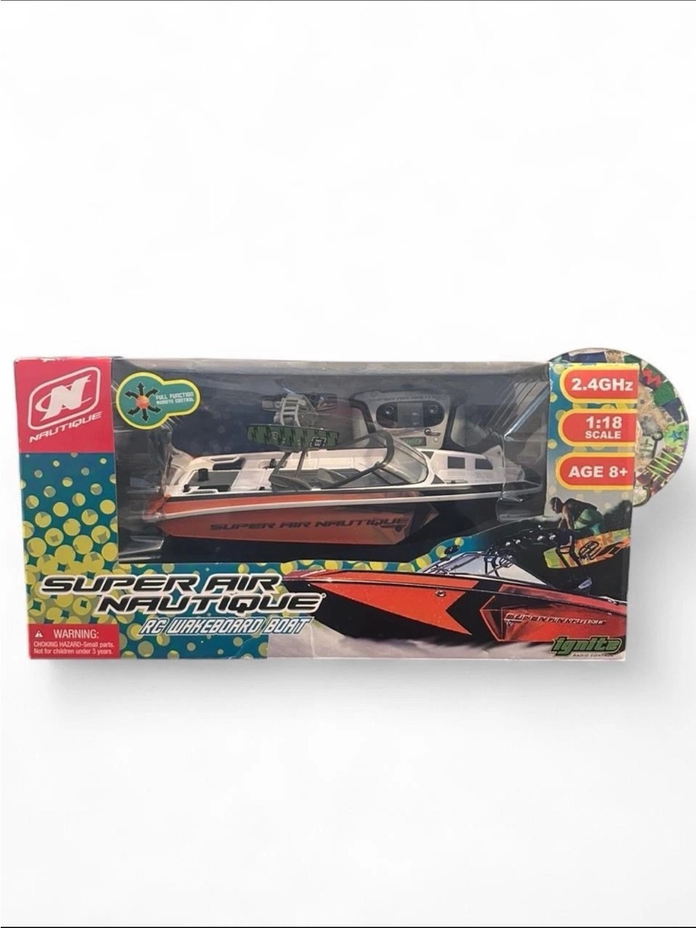 2017 Ignite Super Air Nautique RC Wakeboard Boat (1:18 Scale) - Open Box